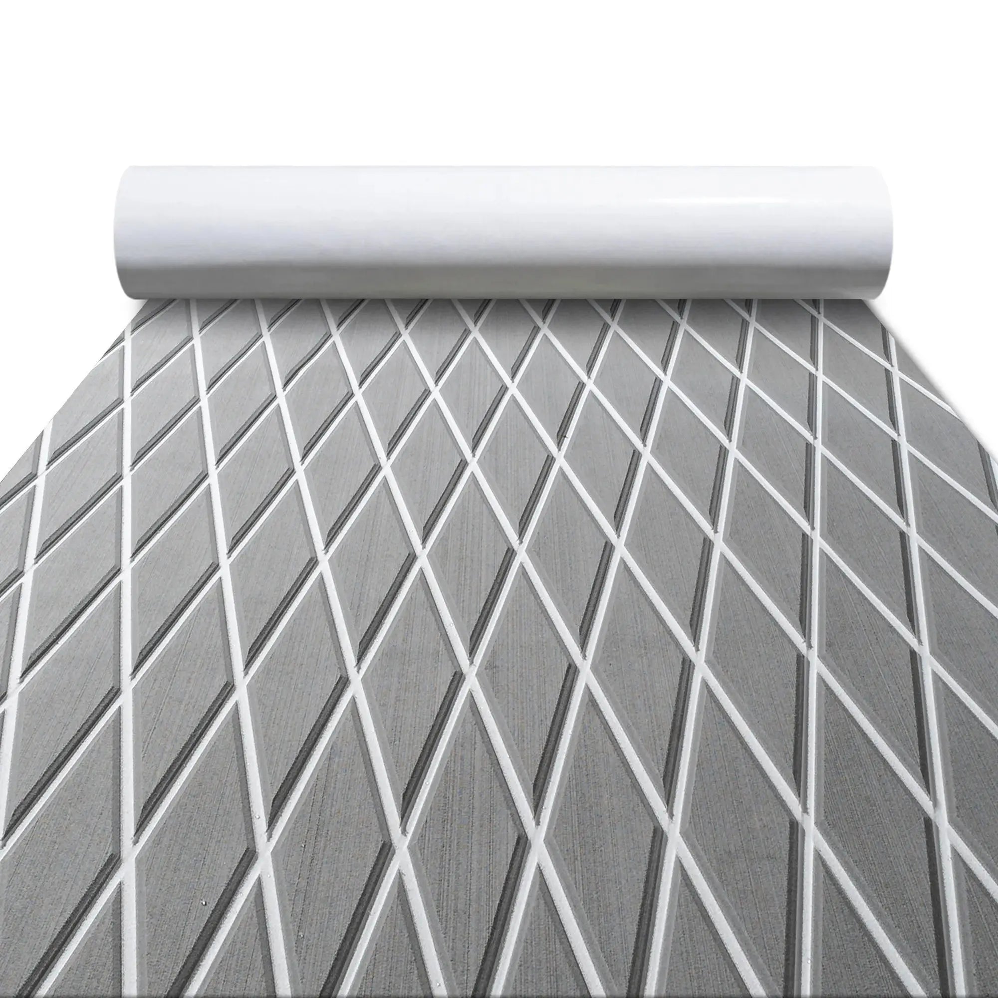 Gray White Diamond EVA Foam Boat Flooring Sheet #color_dd-gray-white