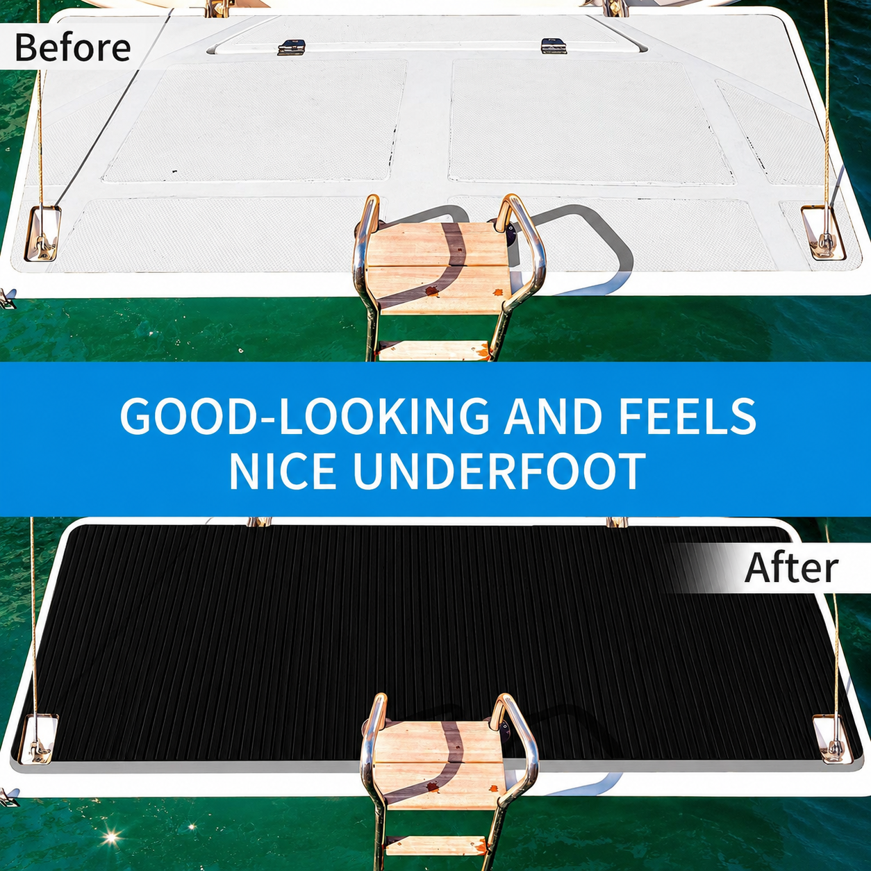 PoseidonDeck Camo Grooved Boat Decking