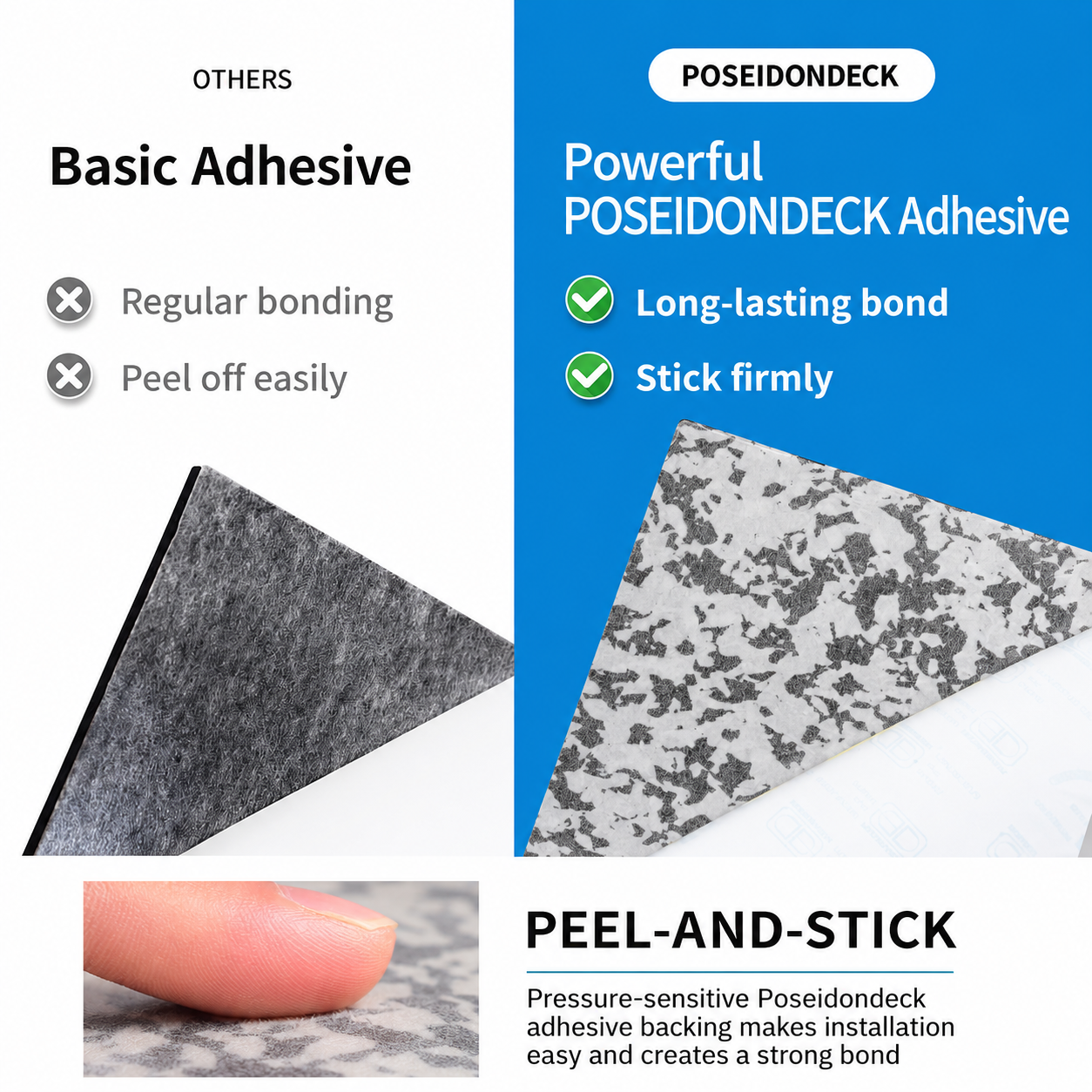 PoseidonDeck Camo Grooved Boat Decking