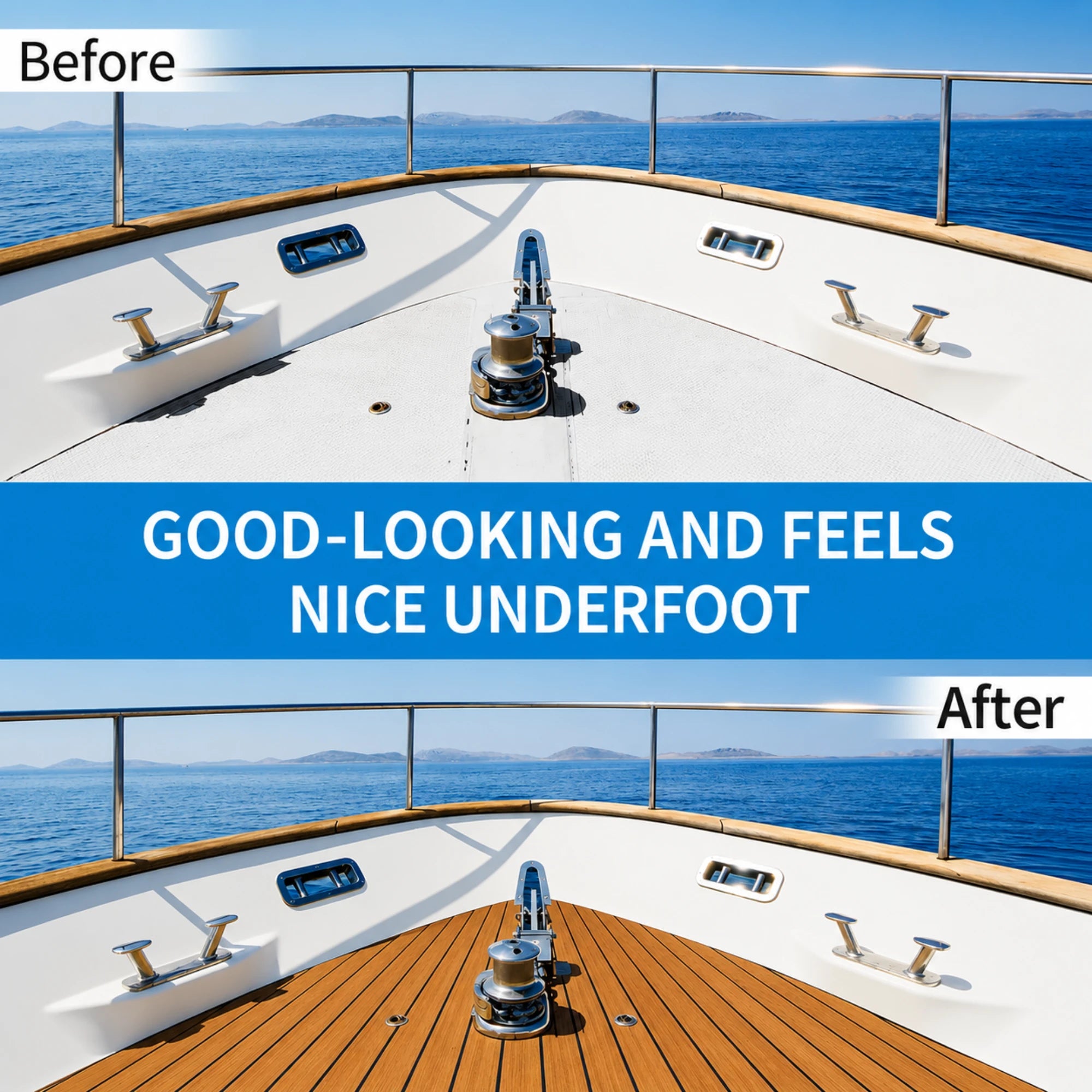 Classic Faux Teak EVA Foam Boat Flooring