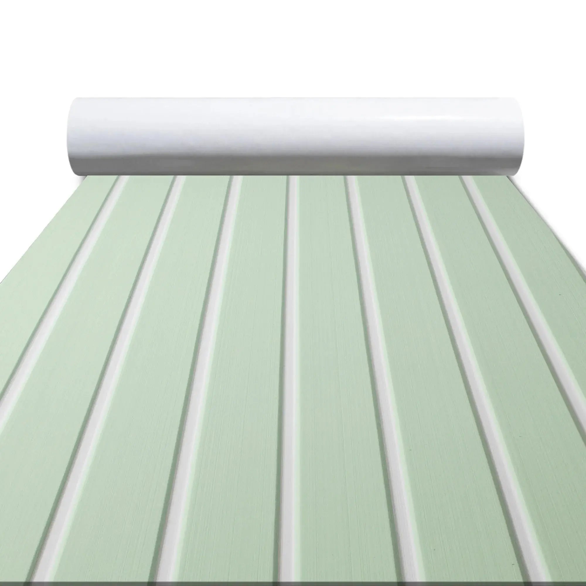 Glass Green EVA Foam Boat Flooring – Textured Stripe Surface Detail #color_sn-glass-green
