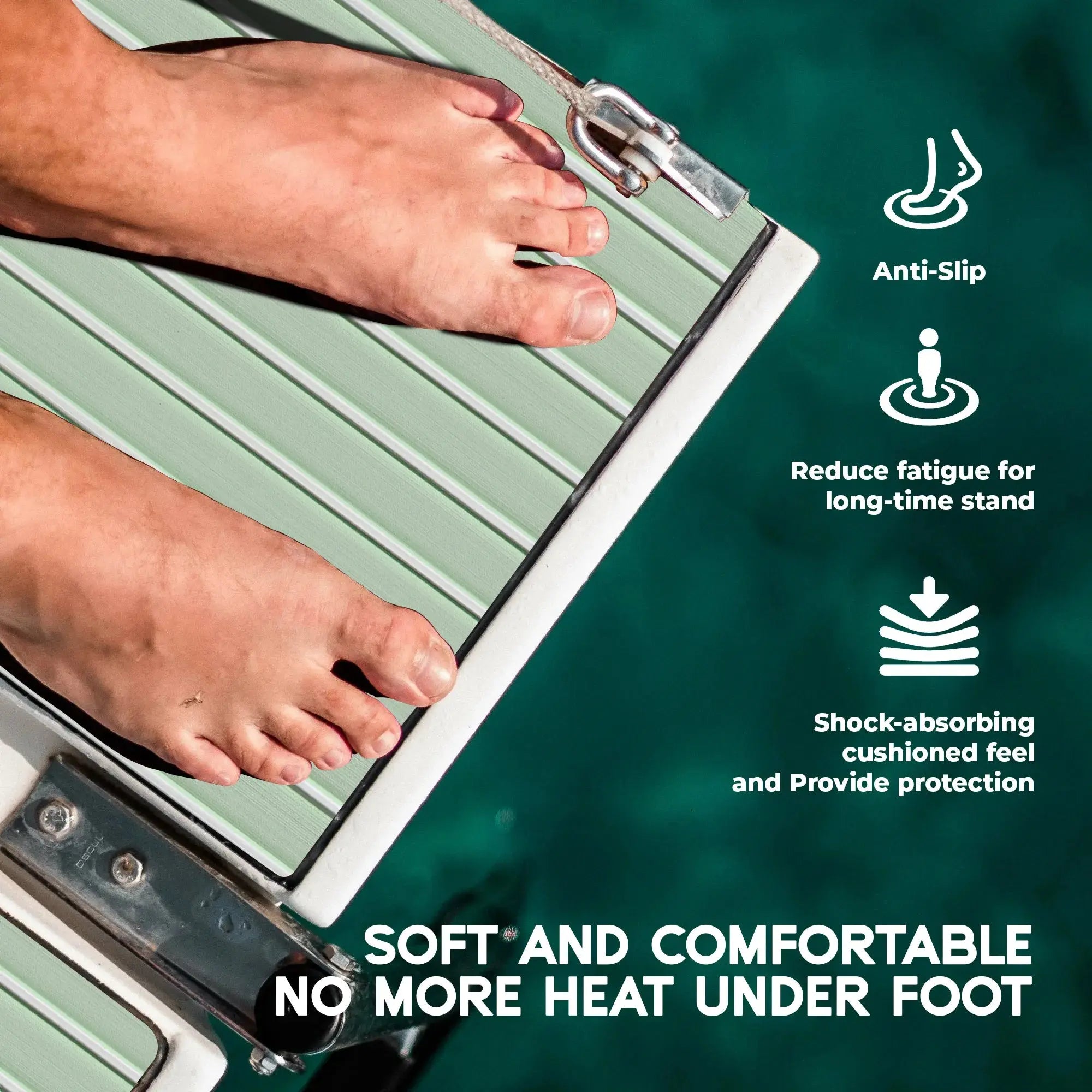 DIY EVA Deck Sheet – 240x120cm Glass Green Cut Roll #color_sn-glass-green