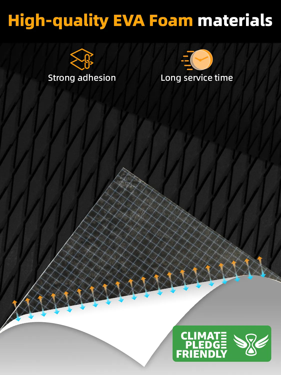 Non Skid Boat Foam Decking Anti-UV 3000H Sea Deck for Boats