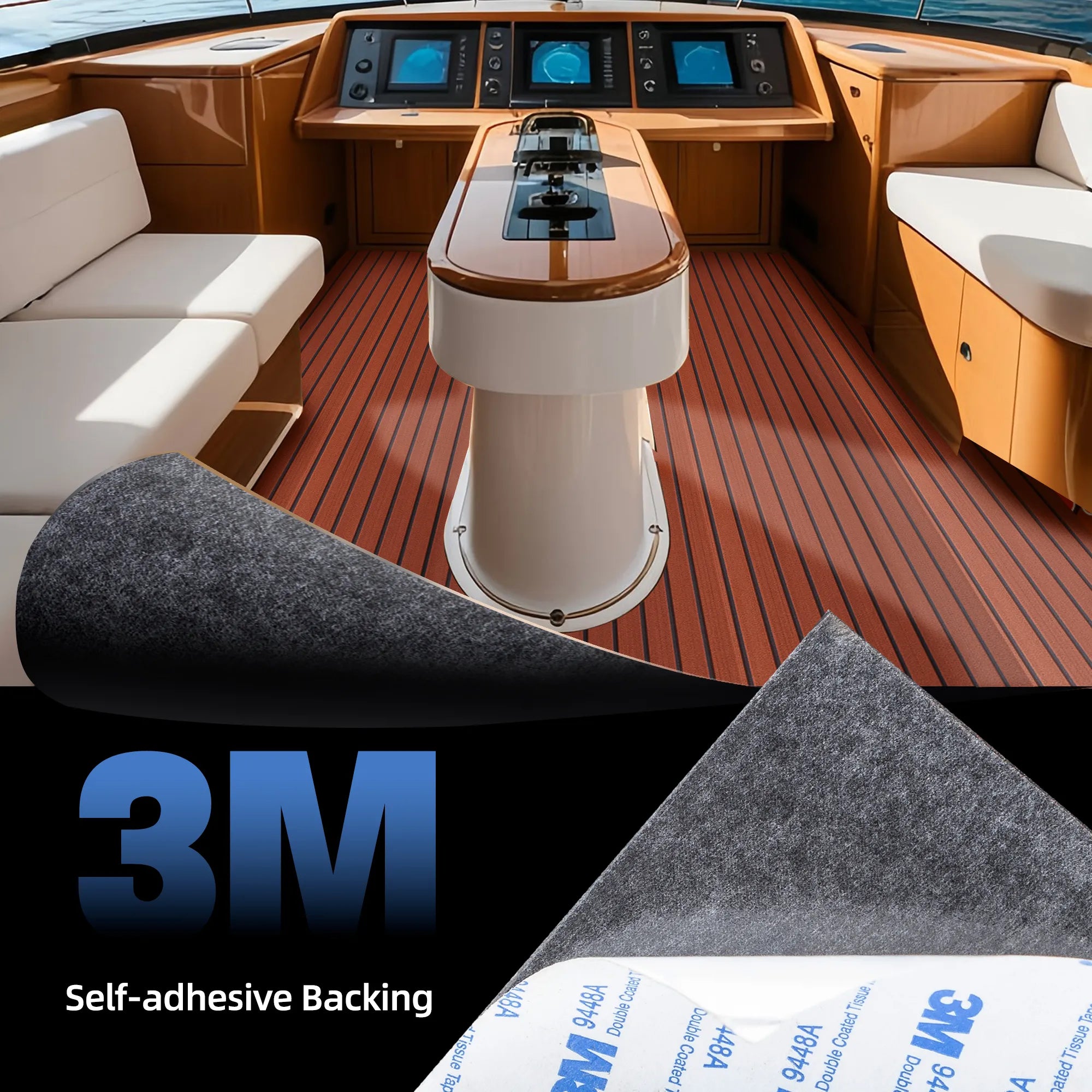 EVA Foam Boat Flooring Stripe – Durable Non-Slip Anti-UV Boat Decking