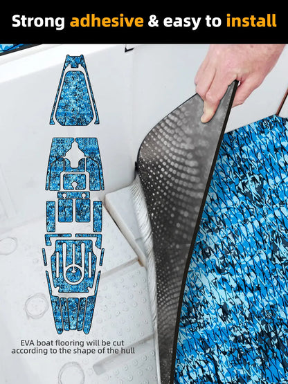 Non Skid Boat Foam Decking Anti-UV 3000H Sea Deck for Boats