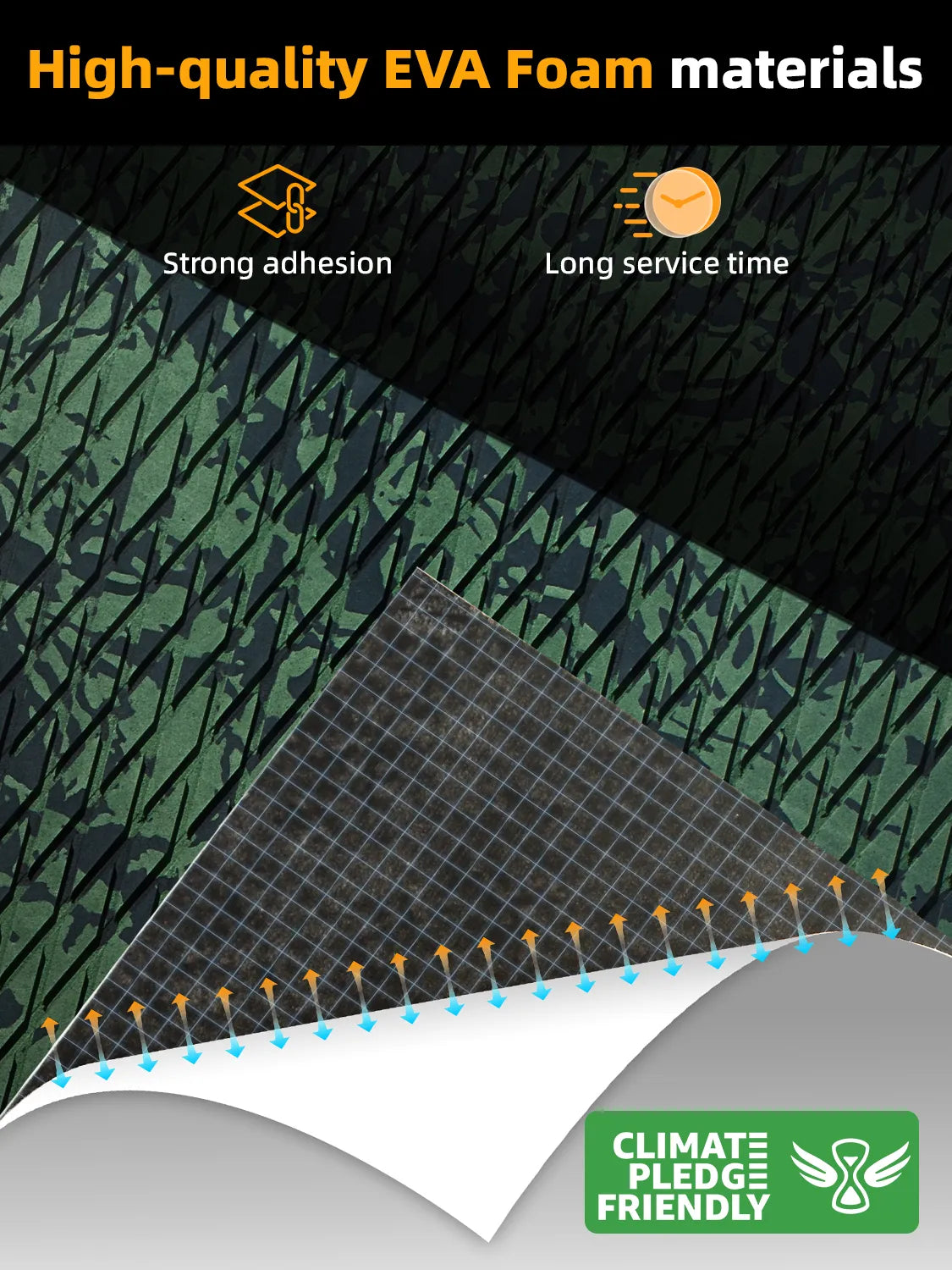 Non Skid Boat Foam Decking Anti-UV 3000H Sea Deck for Boats