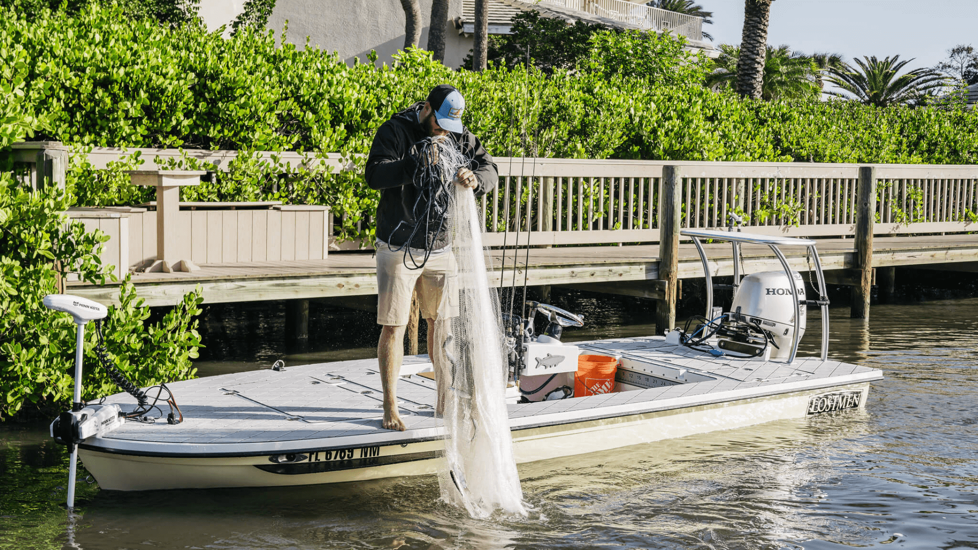 EVA foam pad shown in DIY boat interior restoration