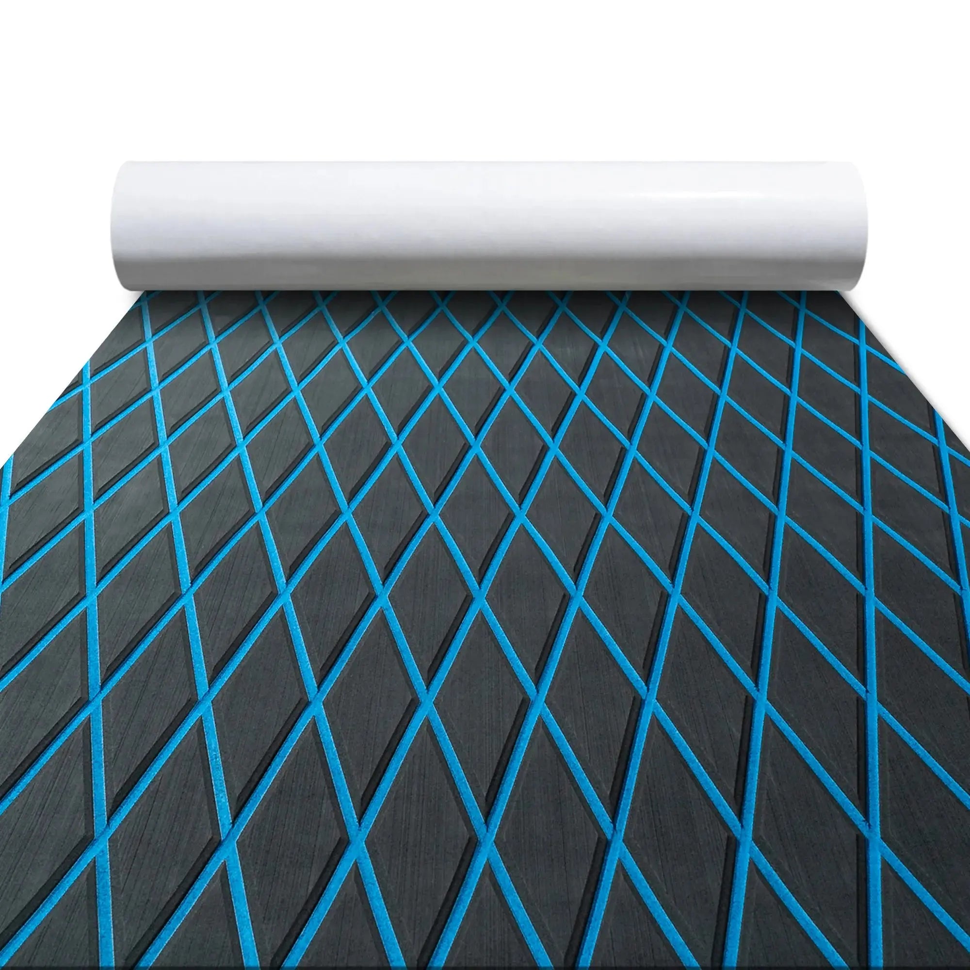 dark gray blue diamond pattern eva foam boat flooring 