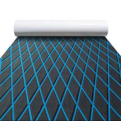 dark gray blue diamond pattern eva foam boat flooring 