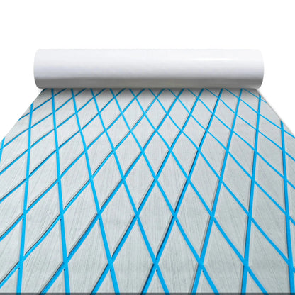 gray blue diamond eva foam boat flooring sheet 