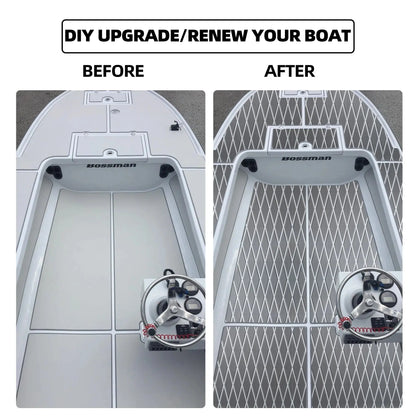 Gray EVA Boat Floor Pad for Saltwater and Freshwater Use 