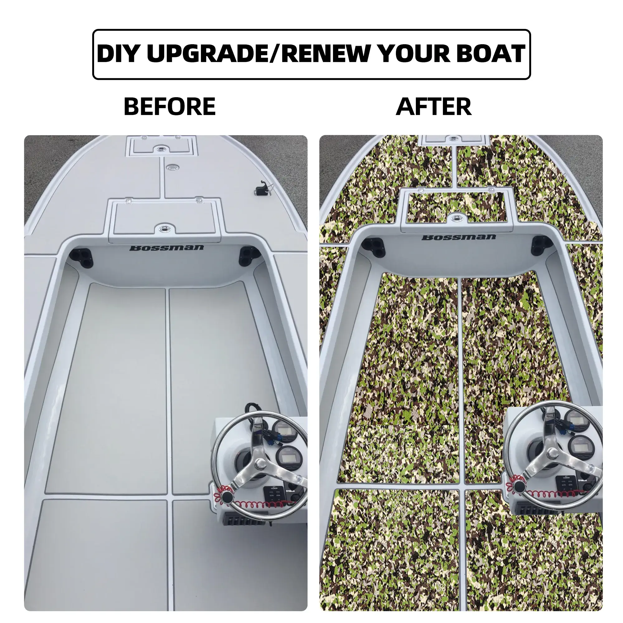 EVA Marine Floor for Aluminum Fishing Boats – Army Style 