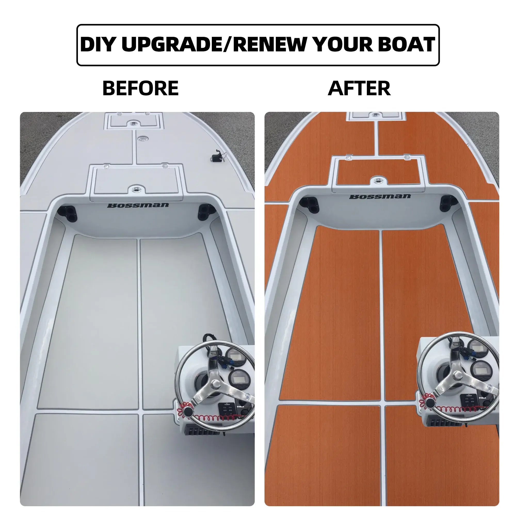 Foam Boat Flooring for Fishing Boat Restoration 