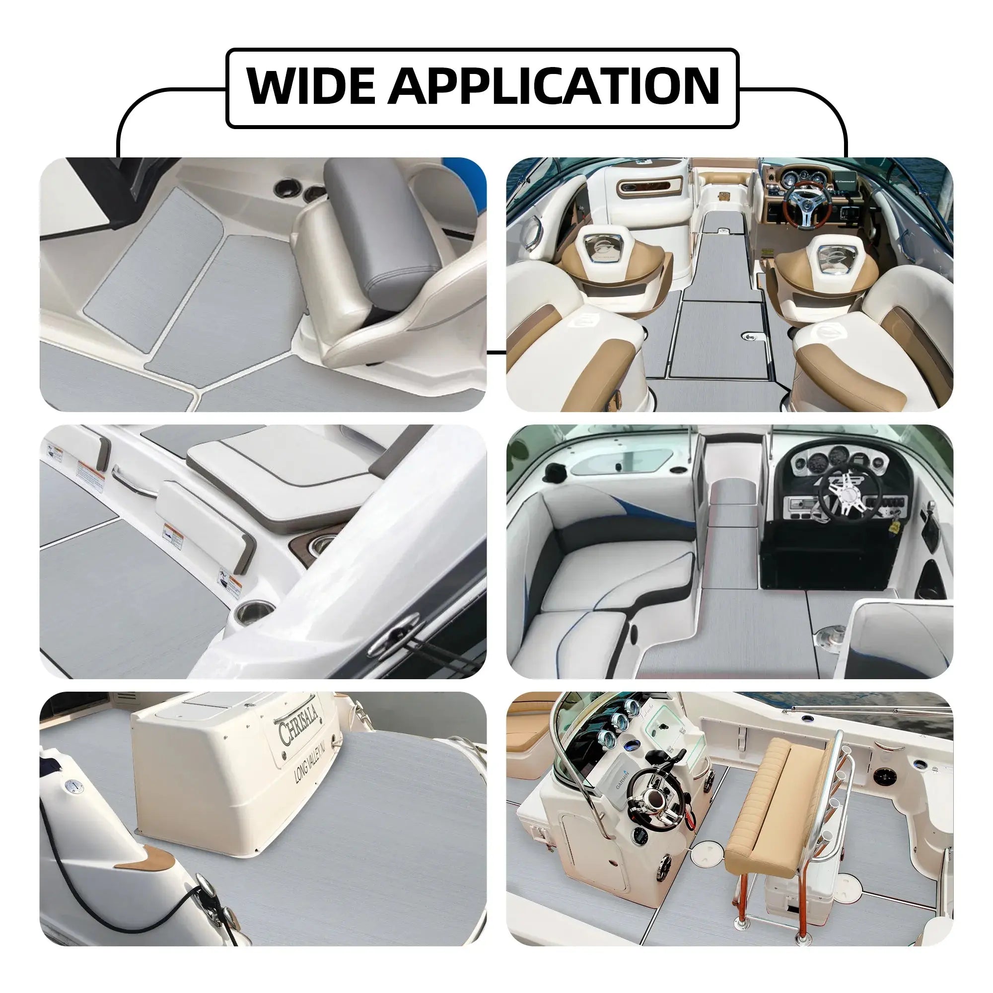 EVA Floor Covering for Aluminum Boat – Solid Gray 