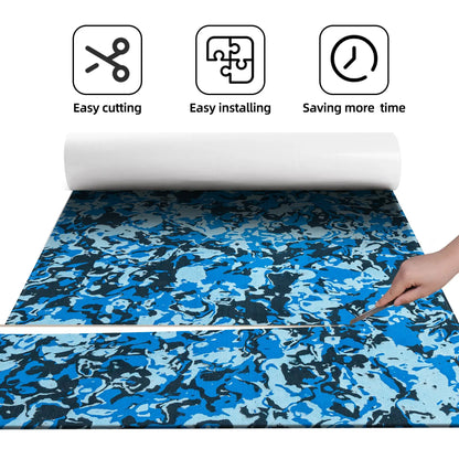 DIY EVA Deck Pad – Ocean Blue Foam Sheet 240x117cm 