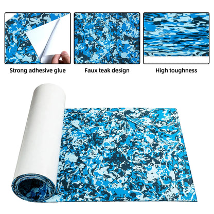 Close-up of Solid Color EVA Foam Texture 