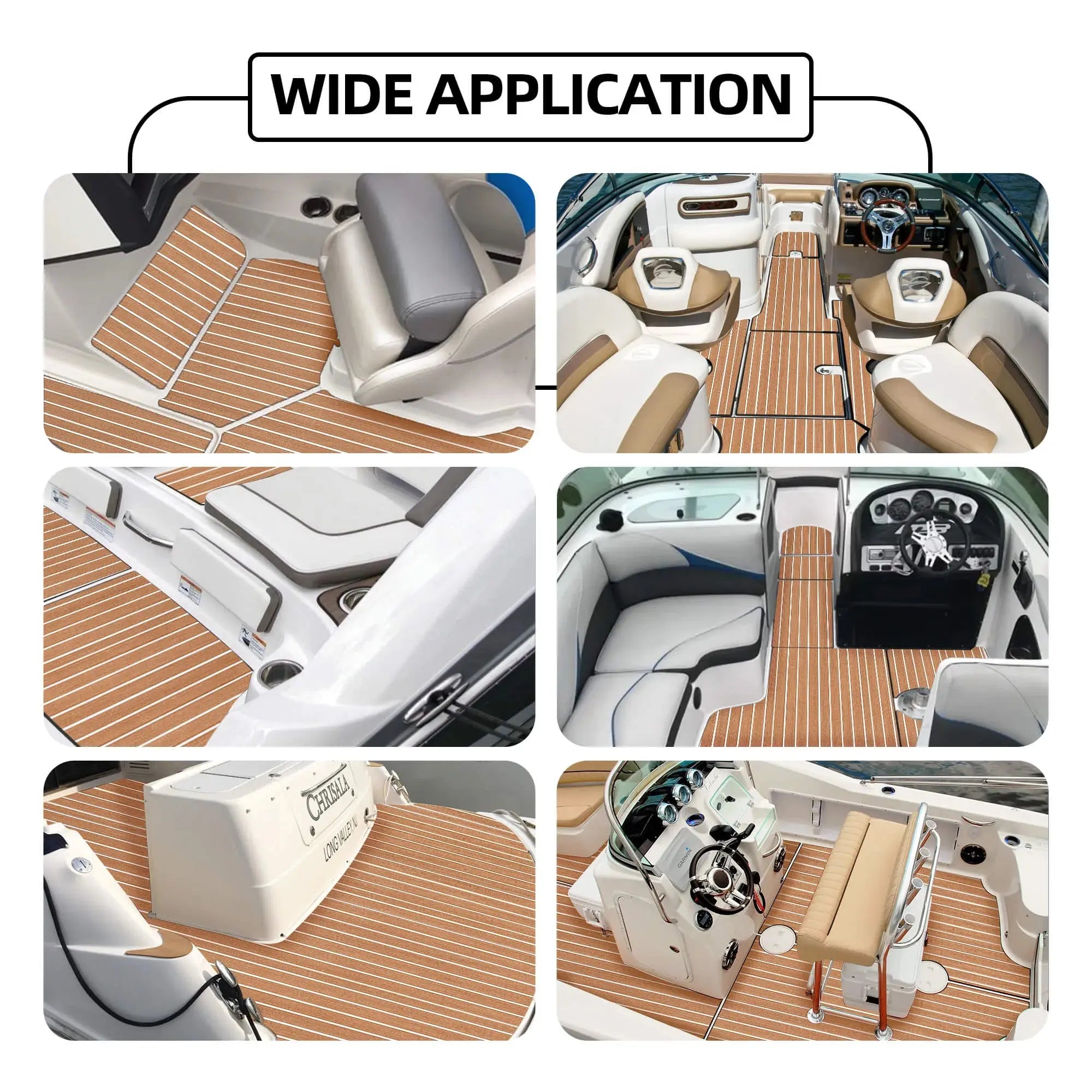 Stripe EVA Foam Boat Floor for DIY Decking Projects 
