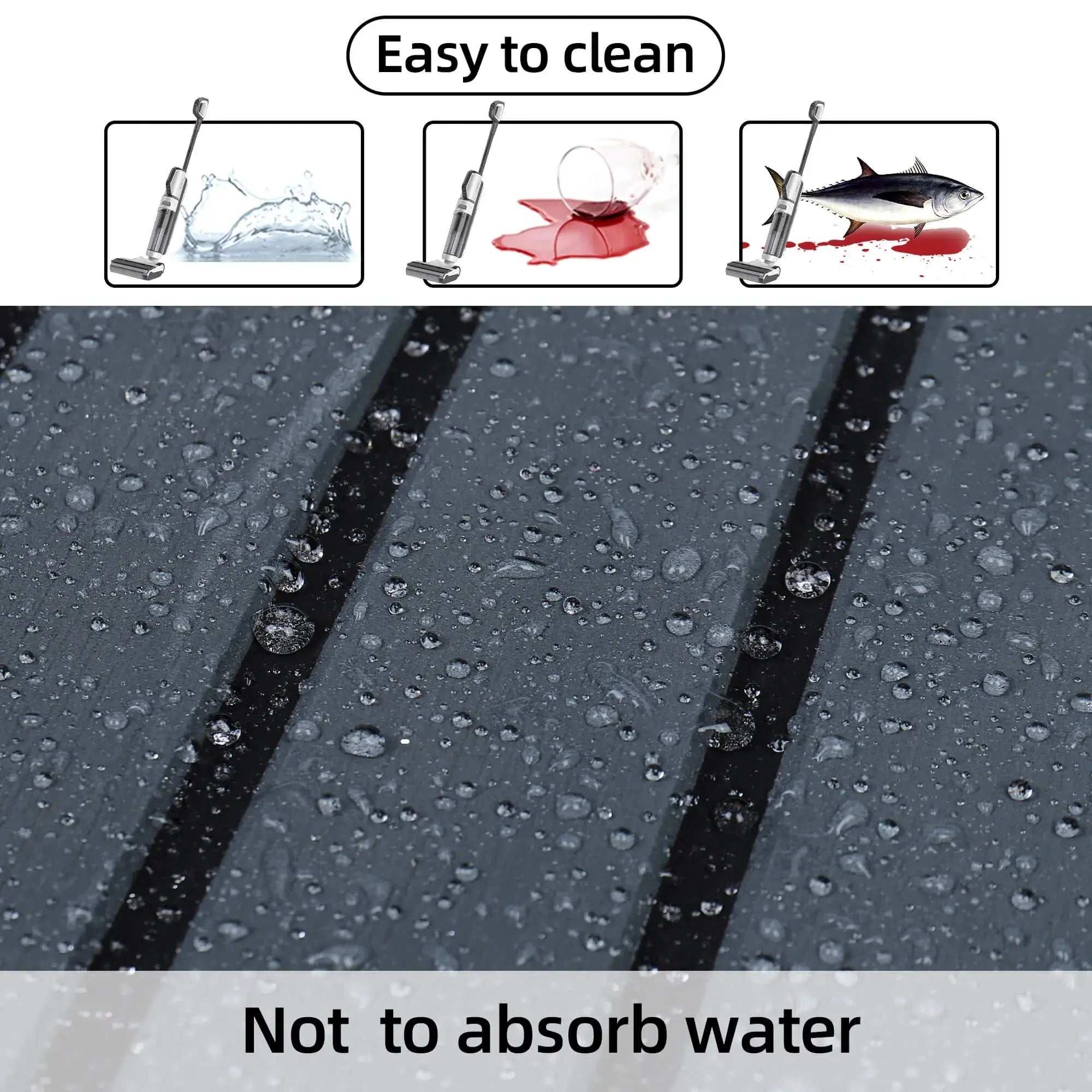 Black EVA Foam Deck Pad – Self-Adhesive Backing 