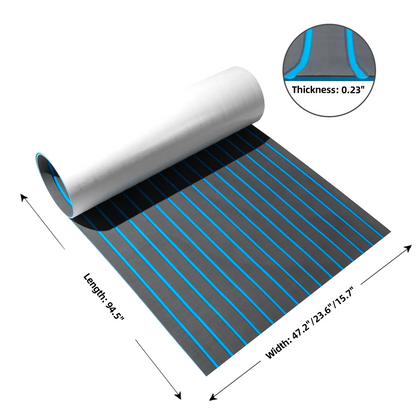 DIY Marine Flooring Kit – Peel and Stick EVA Foam Deck Sheet 