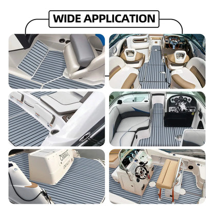 Gray EVA Foam Deck Cover with 3M Marine Adhesive  