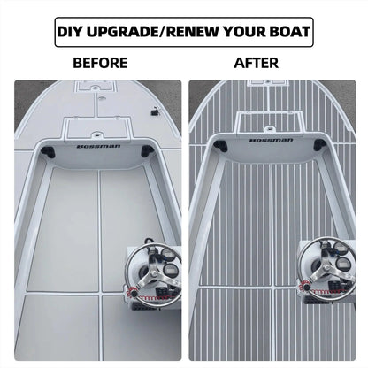 UV resistant striped eva deck flooring for bass boats 