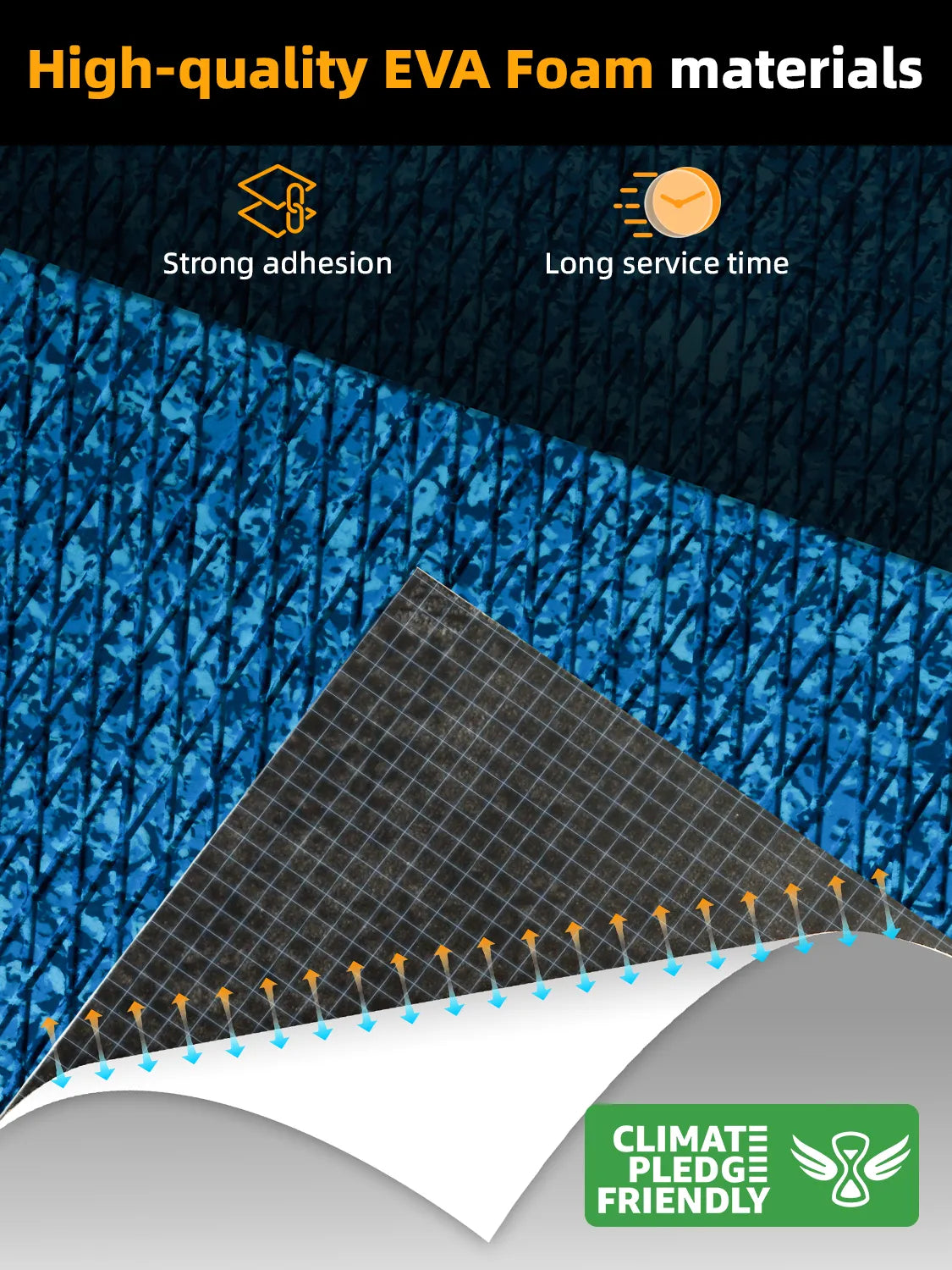 Non Skid Boat Foam Decking Anti-UV 3000H Sea Deck for Boats