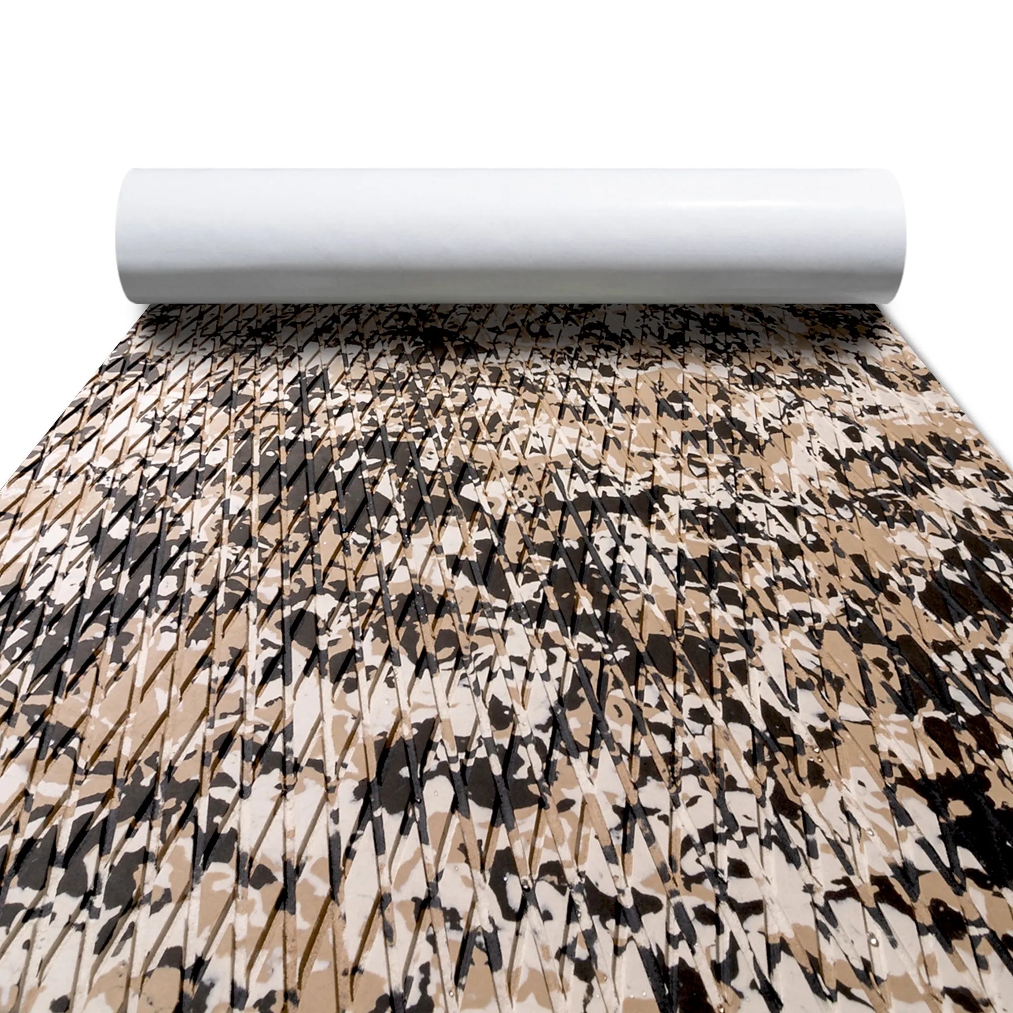 Camo Diamond Boat Flooring Beach - BoatFloorings