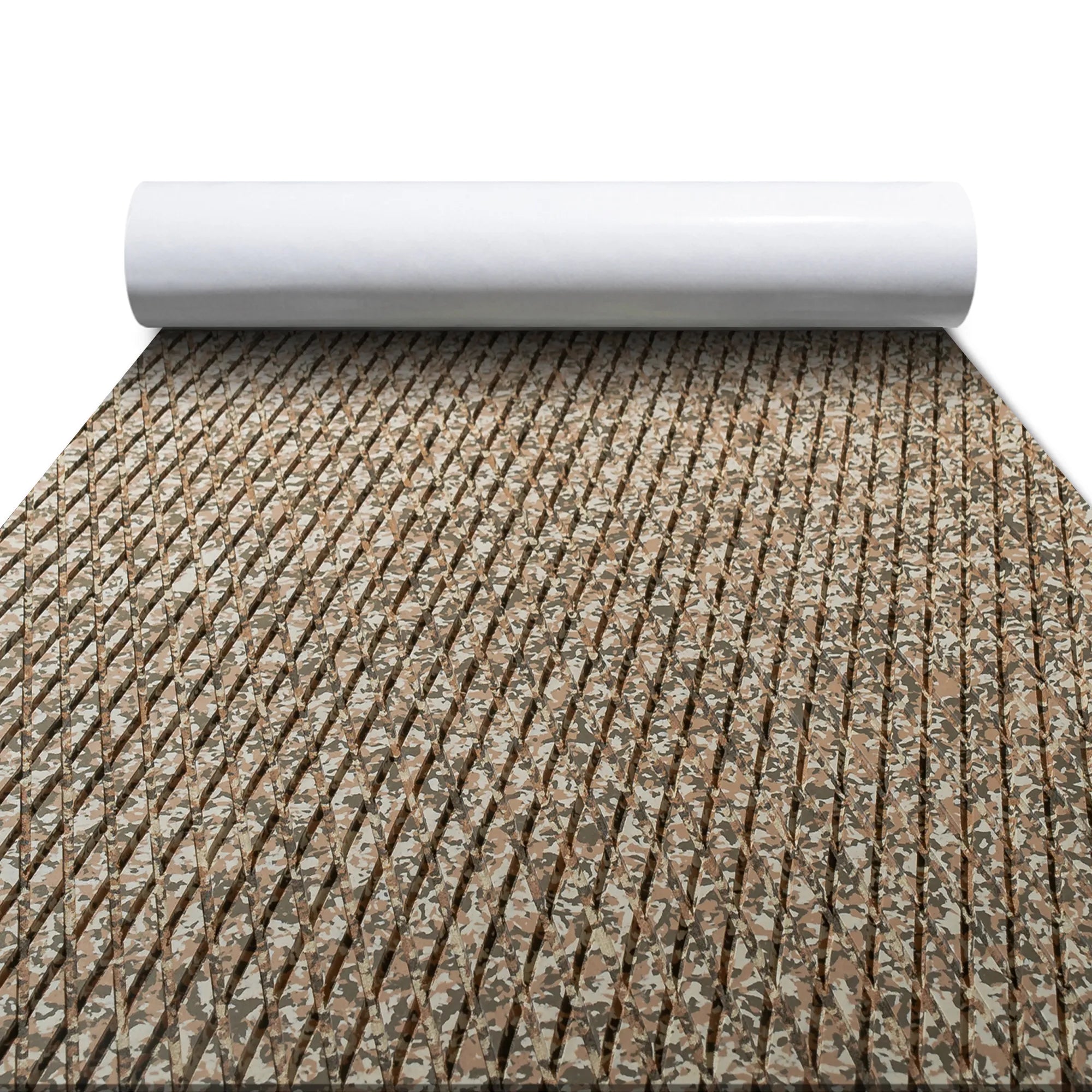 Camo Diamond Boat Flooring Desert - BoatFloorings