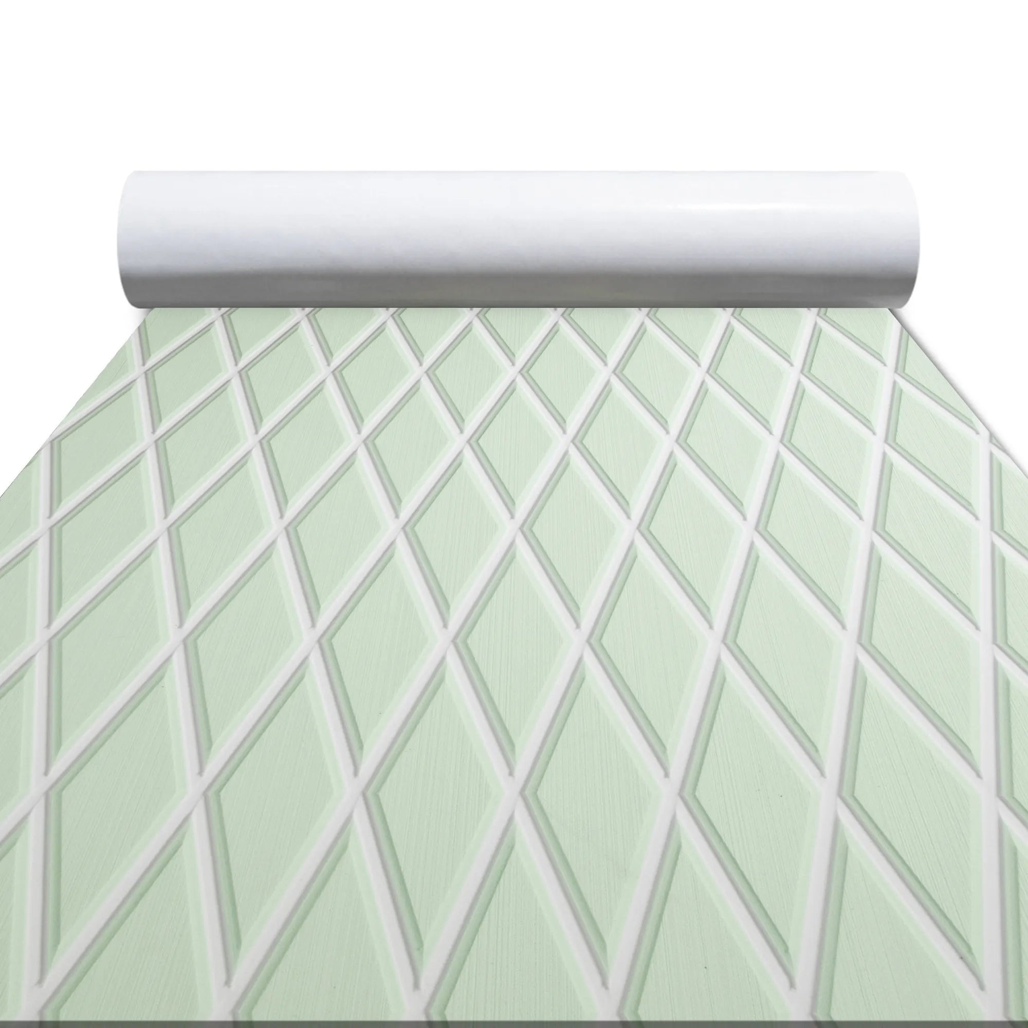 Diamond Pattern Boat Flooring Green - BoatFloorings