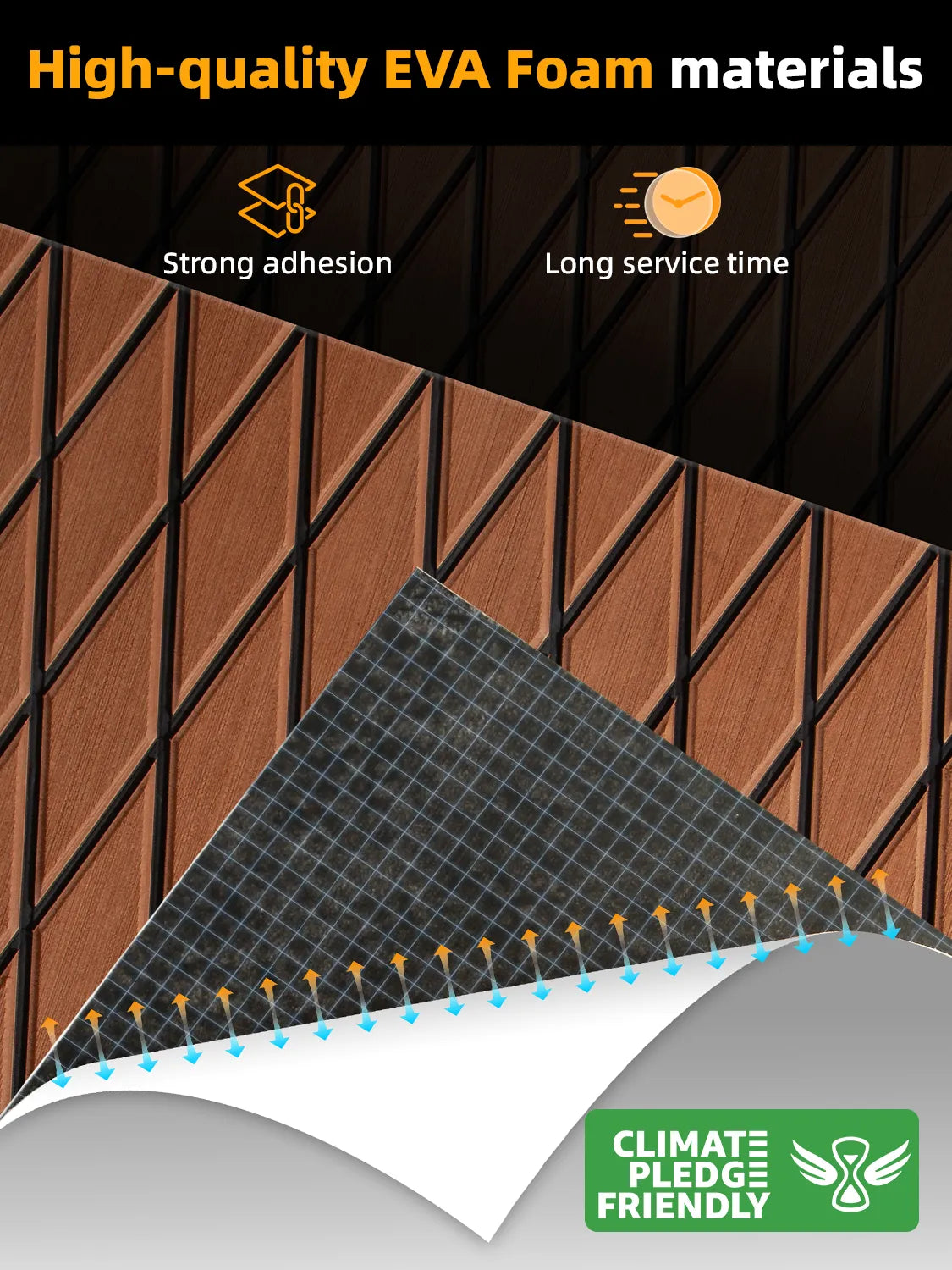 High-quality EVA Foam Boat Flooring Anti-UV 3000H Non-slip Sea Deck