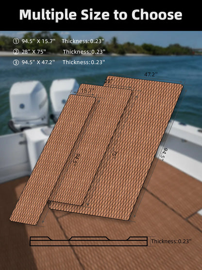 High-quality EVA Foam Boat Flooring Anti-UV 3000H Non-slip Sea Deck