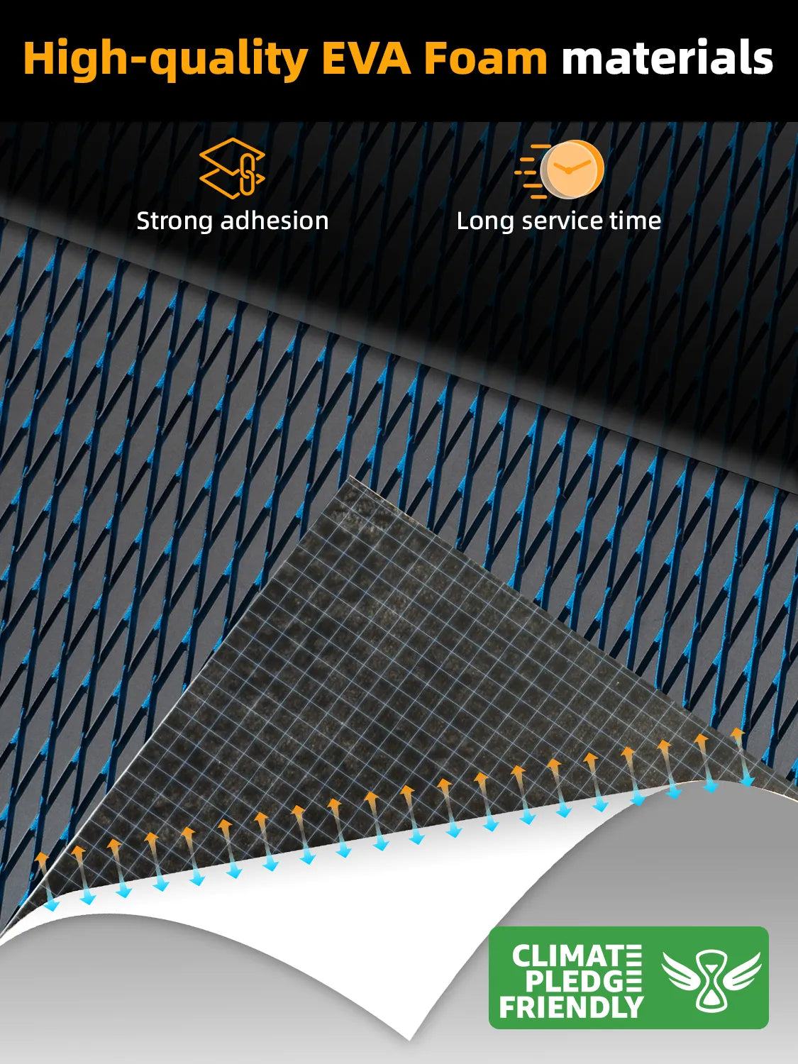Non Skid Boat Foam Decking Anti-UV 3000H Sea Deck for Boats