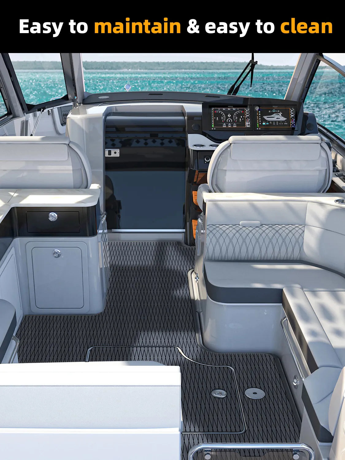 High-quality EVA Foam Boat Flooring Anti-UV 3000H Non-slip Sea Deck