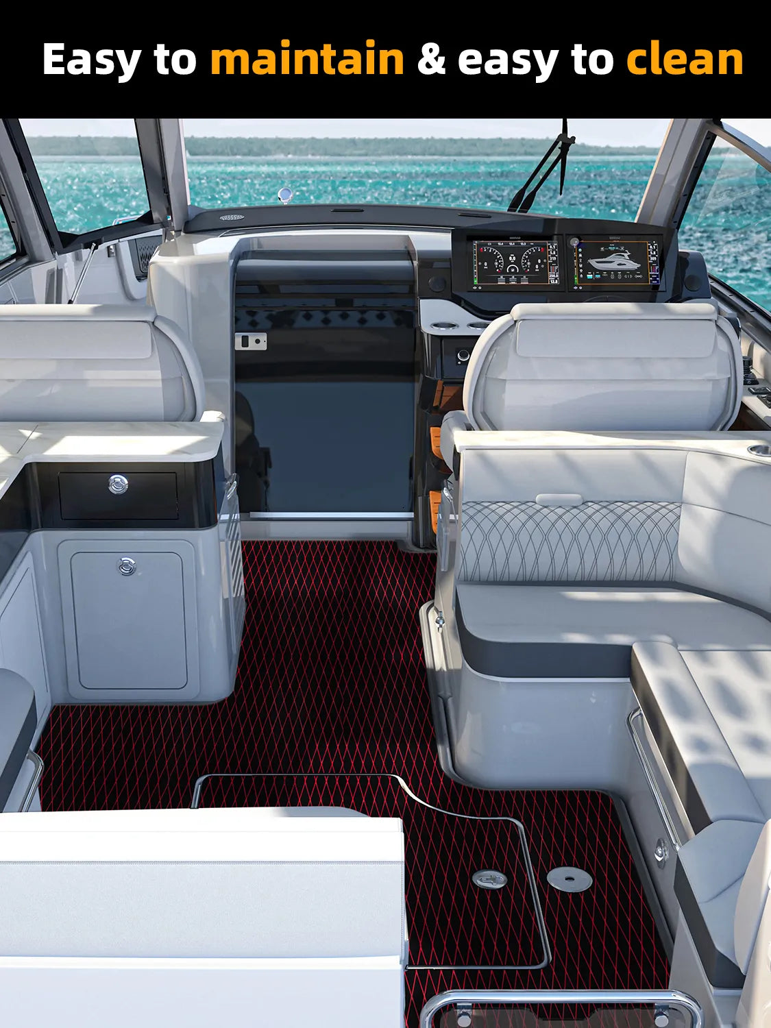 High-quality EVA Foam Boat Flooring Anti-UV 3000H Non-slip Sea Deck