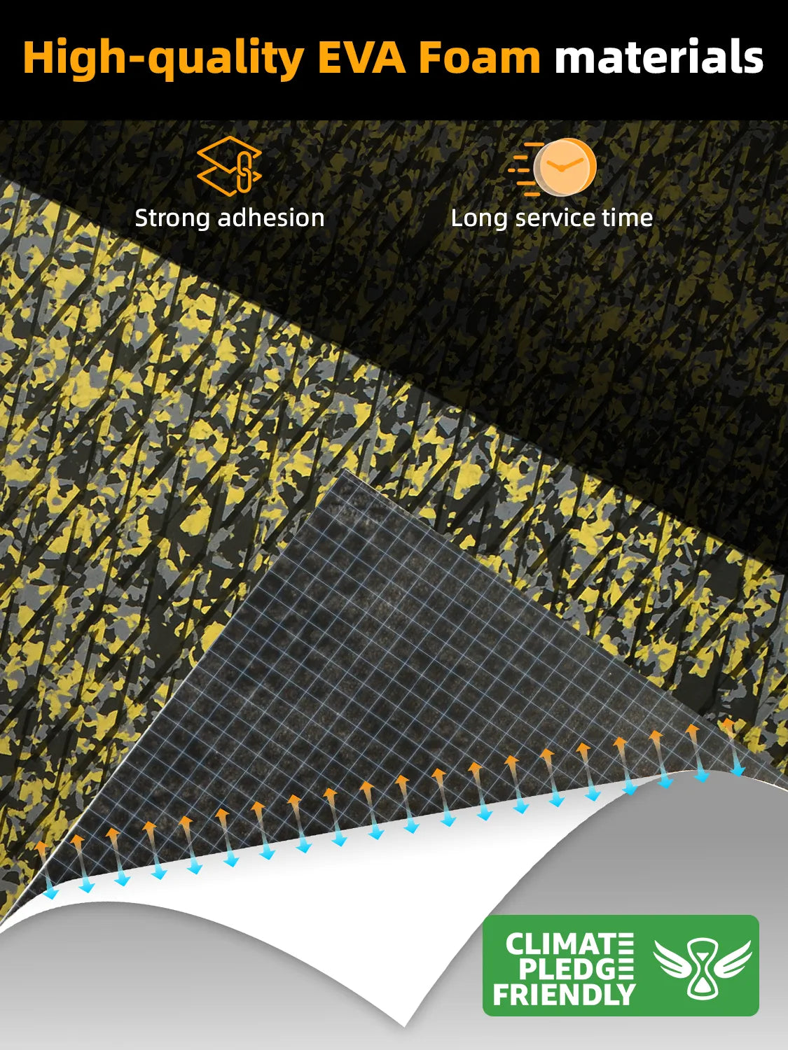 Non Skid Boat Foam Decking Anti-UV 3000H Sea Deck for Boats