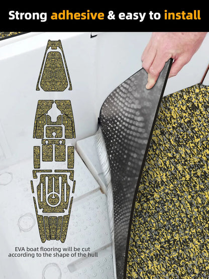 Non Skid Boat Foam Decking Anti-UV 3000H Sea Deck for Boats