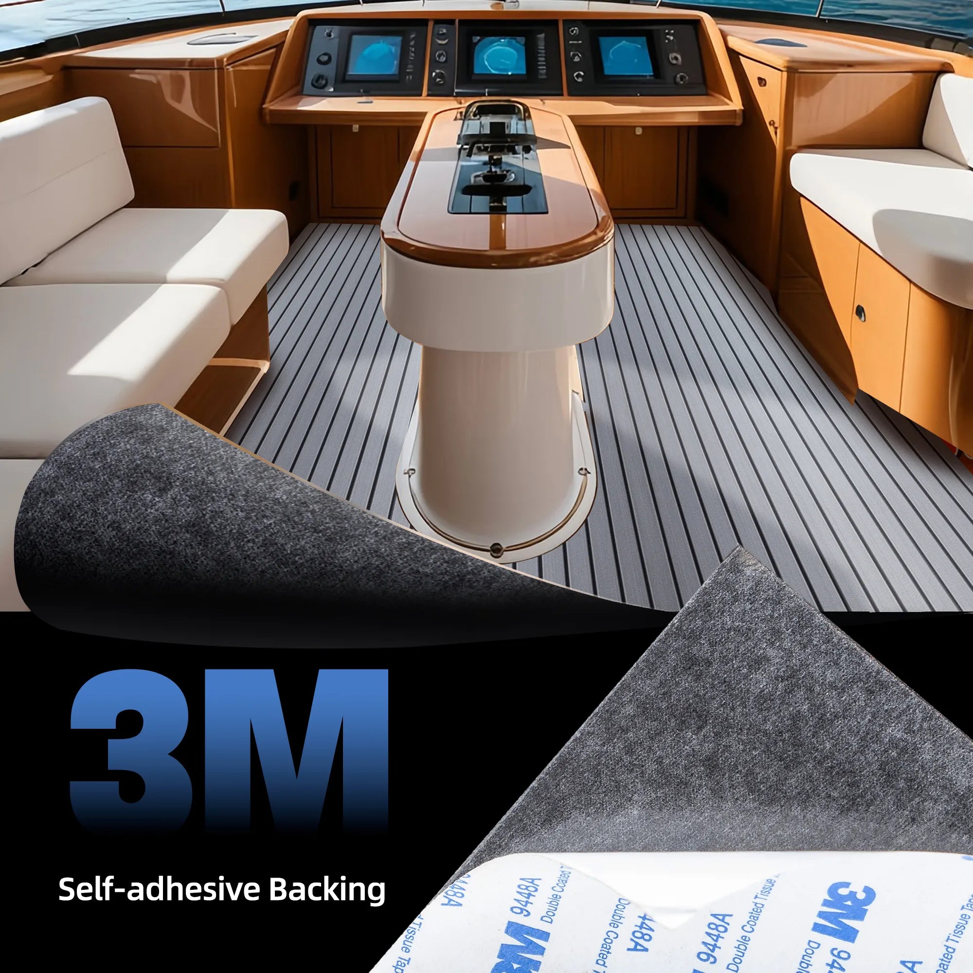 EVA Foam Boat Flooring Stripe – Durable Non-Slip Anti-UV Boat Decking