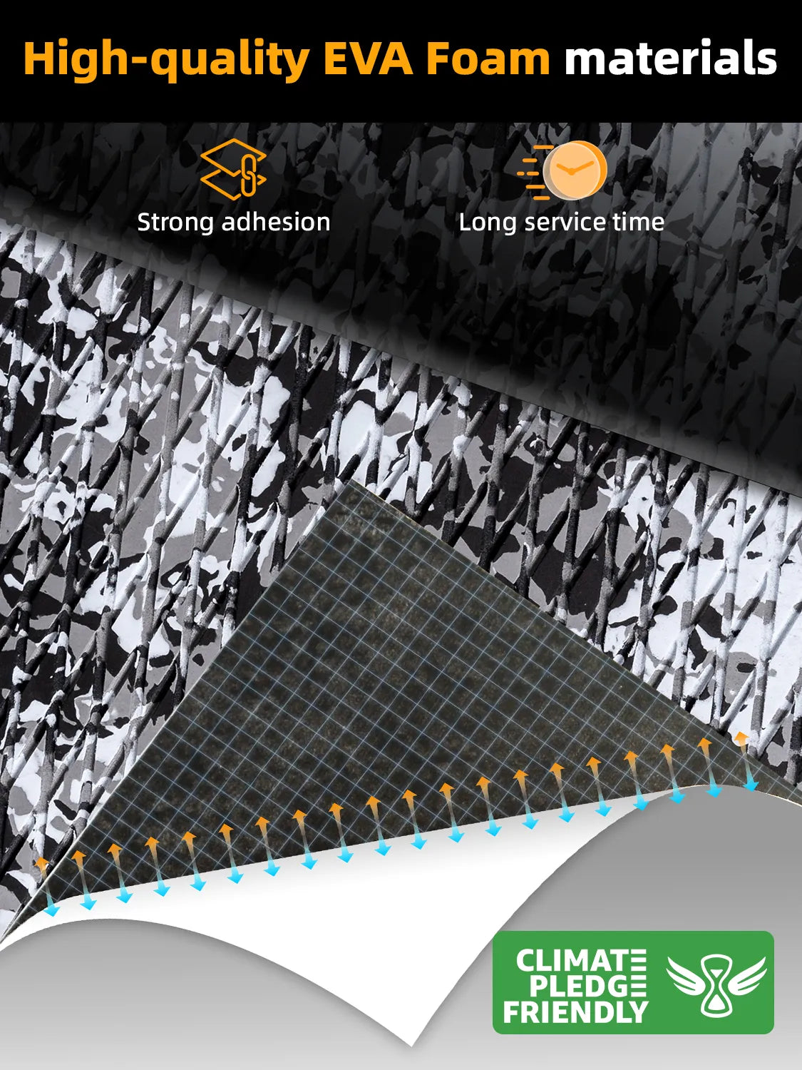 Non Skid Boat Foam Decking Anti-UV 3000H Sea Deck for Boats