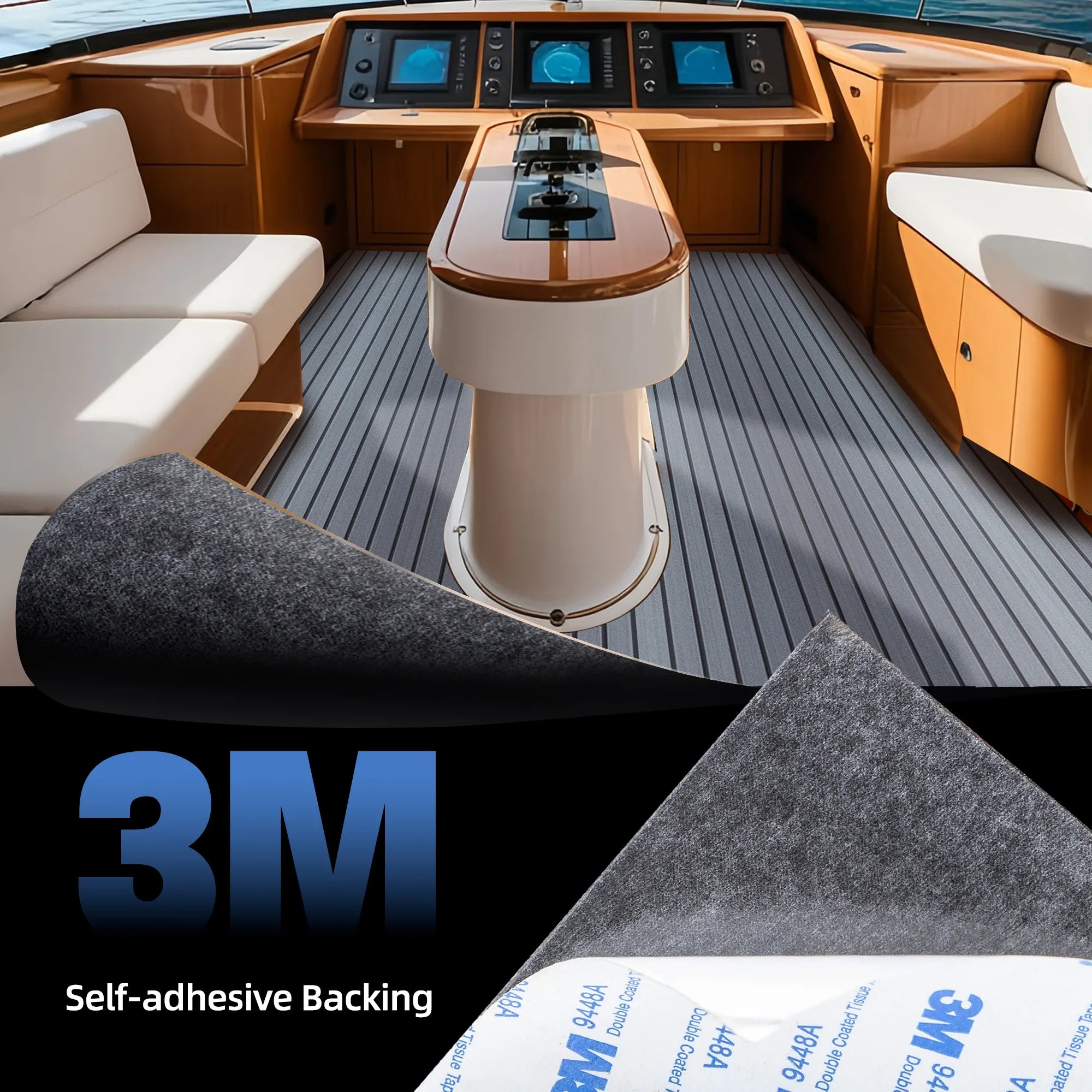 EVA Foam Boat Flooring Stripe – Durable Non-Slip Anti-UV Boat Decking