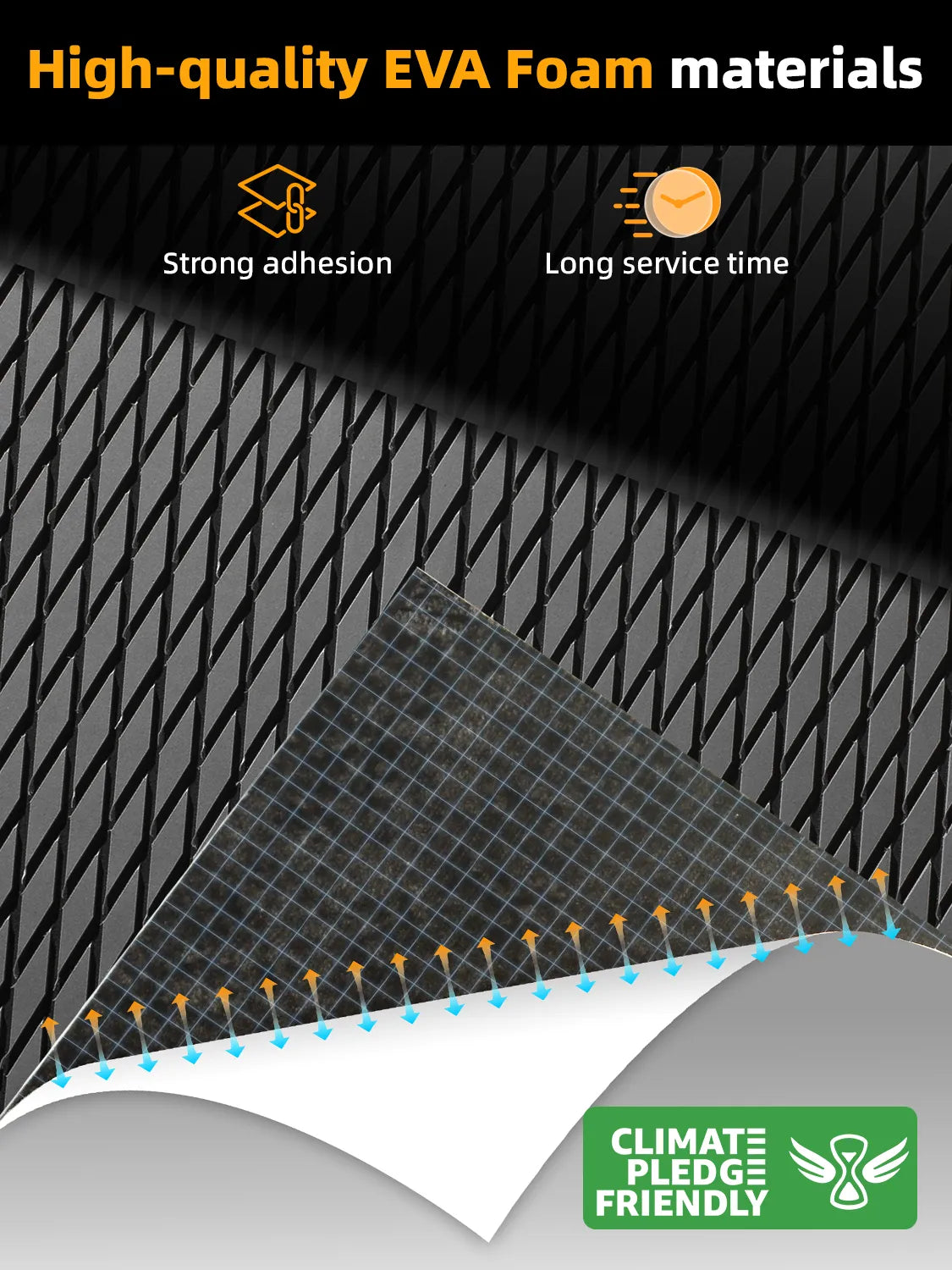 Non Skid Boat Foam Decking Anti-UV 3000H Sea Deck for Boats