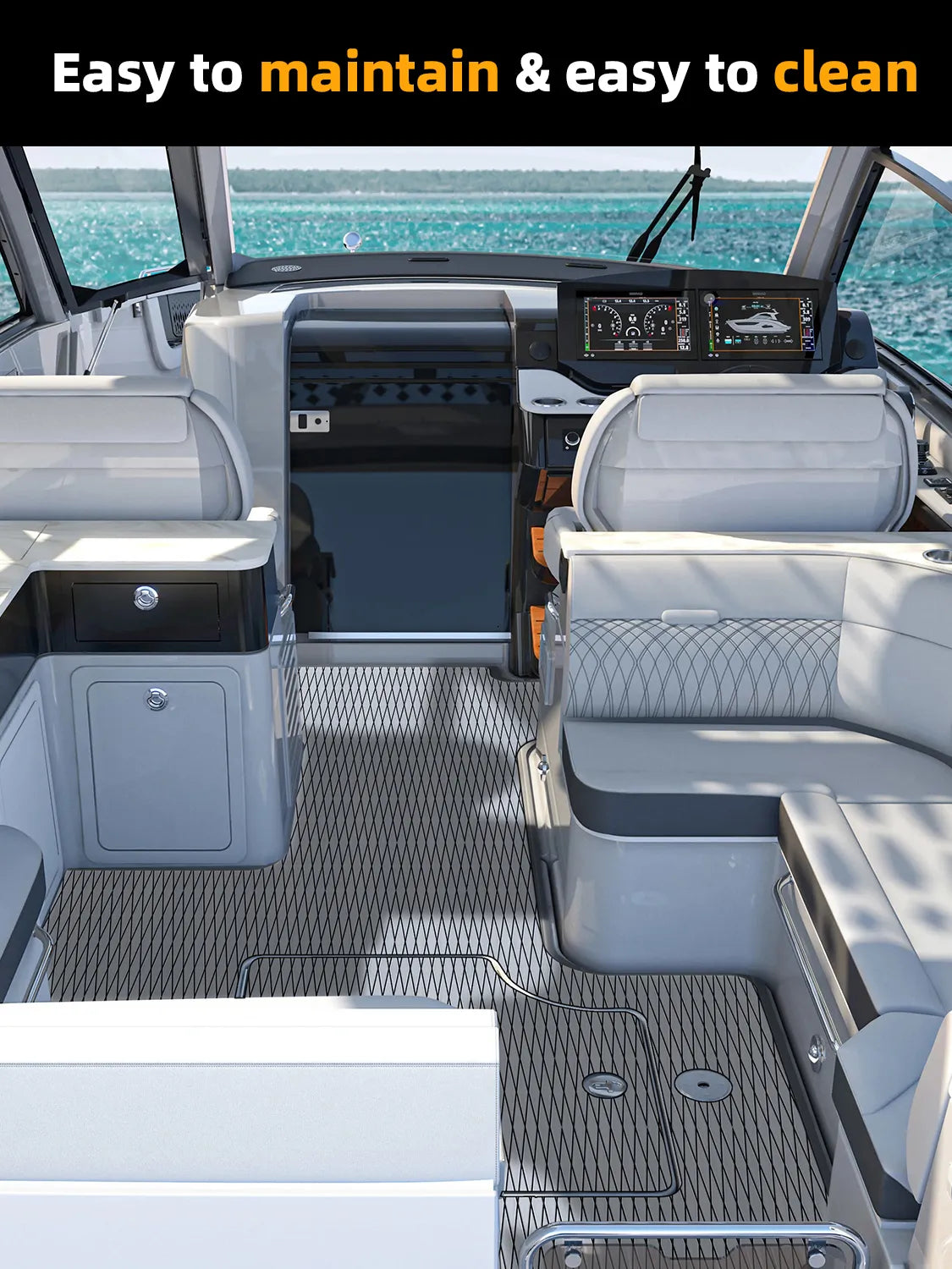 High-quality EVA Foam Boat Flooring Anti-UV 3000H Non-slip Sea Deck