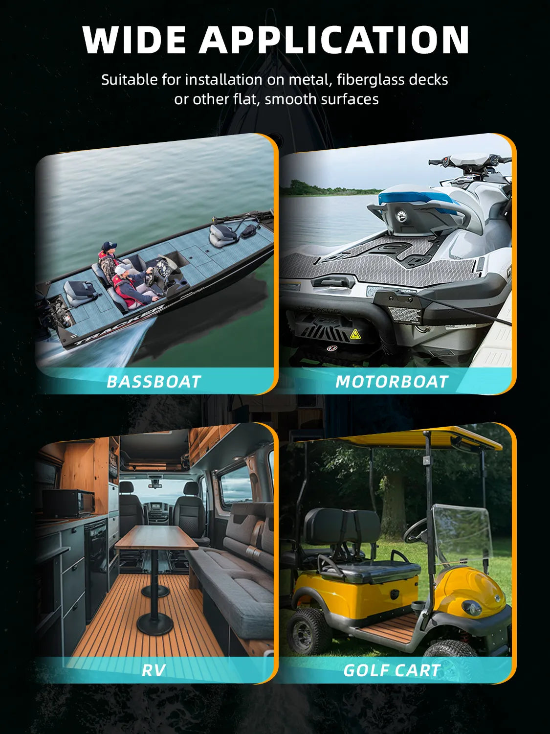 High-quality EVA Foam Boat Flooring Anti-UV 3000H Non-slip Sea Deck