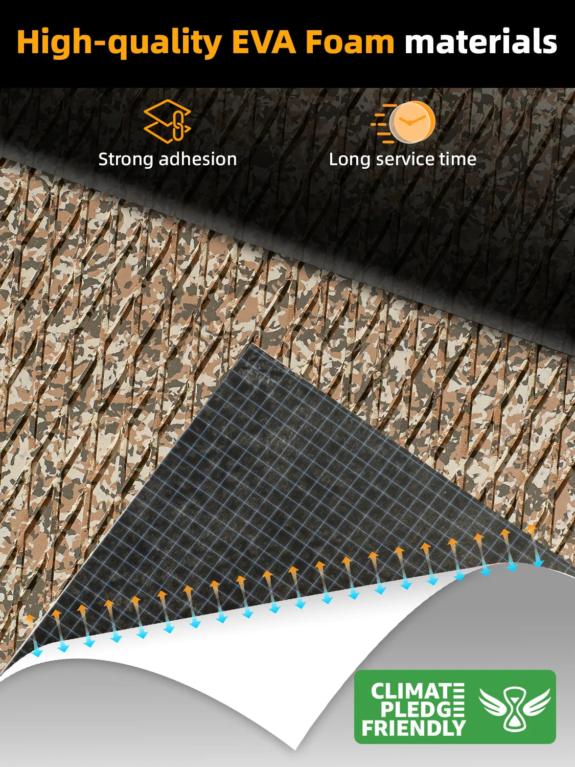 Non Skid Boat Foam Decking Anti-UV 3000H Sea Deck for Boats
