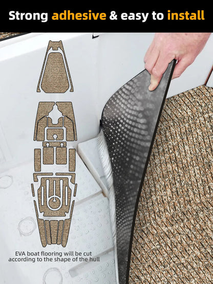 Non Skid Boat Foam Decking Anti-UV 3000H Sea Deck for Boats