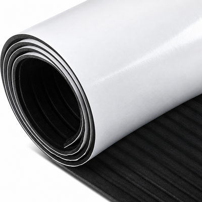 PoseidonDeck black grooved EVA foam boat decking sheet for non-slip marine flooring and DIY deck protection 