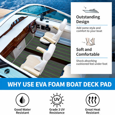 Classic Faux Teak EVA Foam Boat Flooring