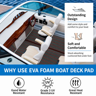 Classic Faux Teak EVA Foam Boat Flooring