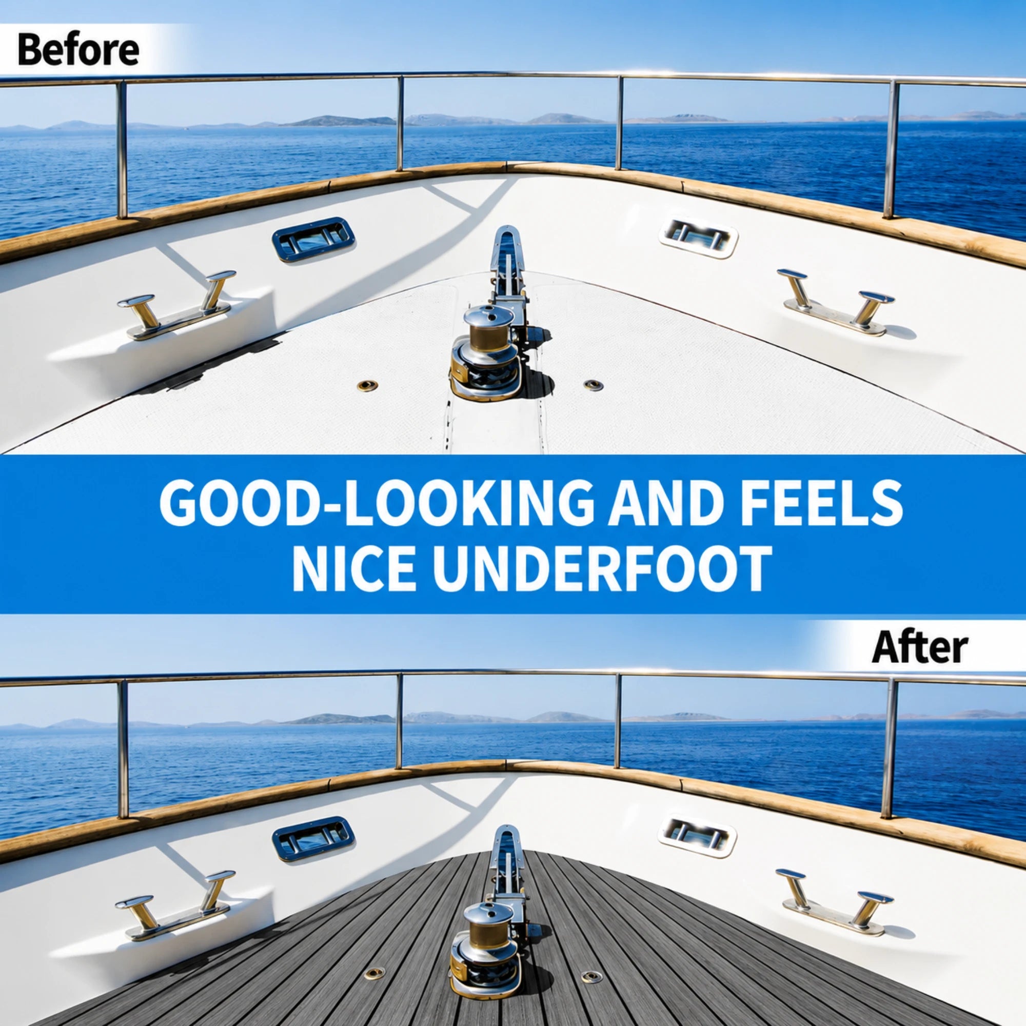 Classic Faux Teak EVA Foam Boat Flooring