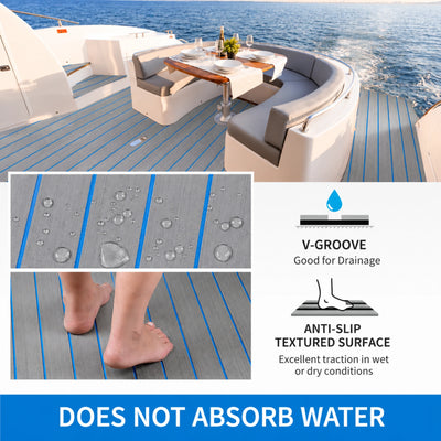 Classic Faux Teak EVA Foam Boat Flooring