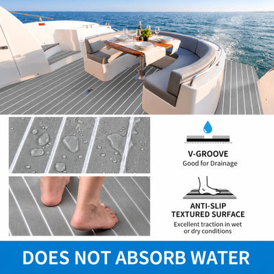Classic Faux Teak EVA Foam Boat Flooring